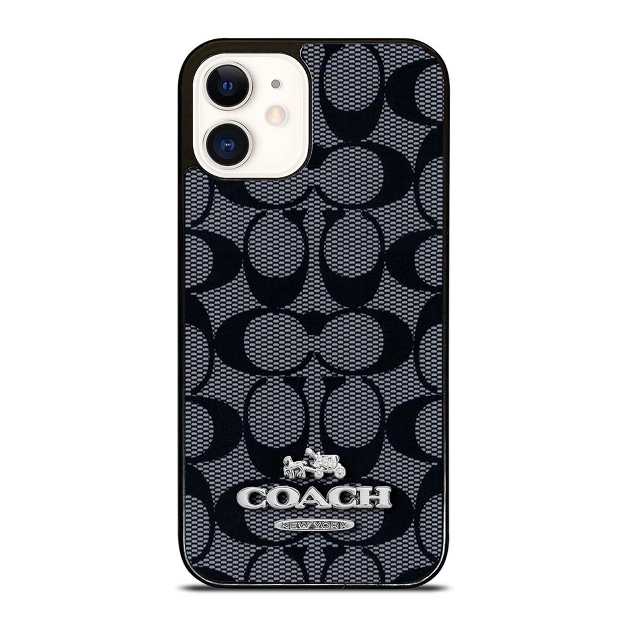 COACH NEW YORK PATTERN 2 iPhone 12 Case Cover